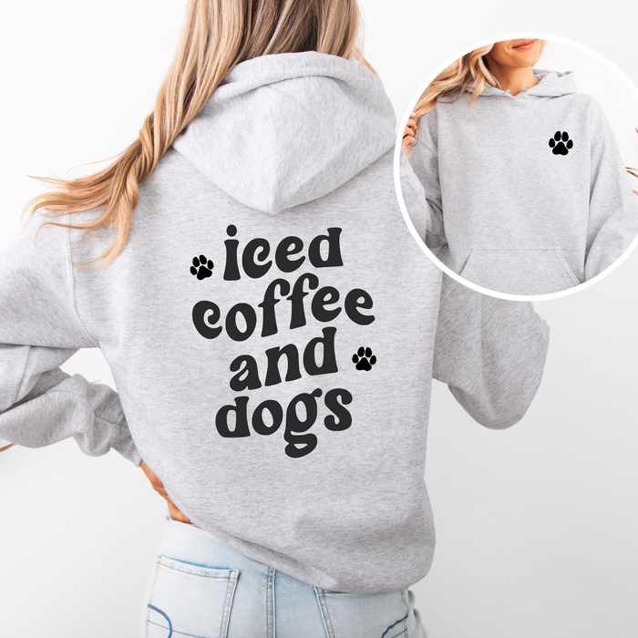 Iced Coffee & Dogs Hoodie