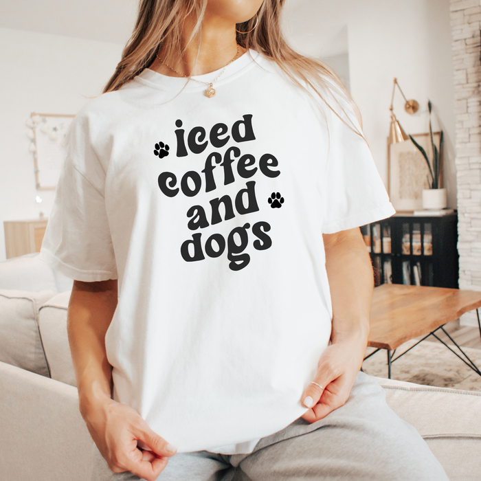 Iced Coffee & Dogs Tshirt