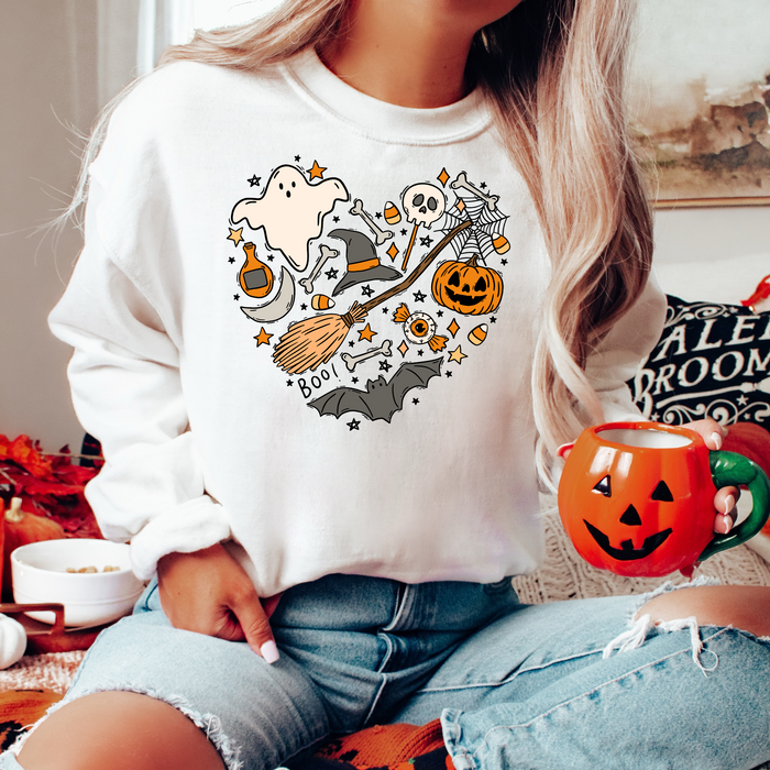 Halloween Heart Crewneck