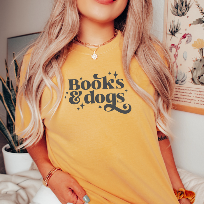 Books & Dogs Tee