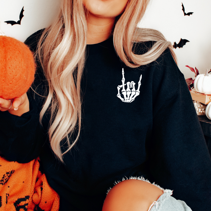 Skeleton Hands Crewneck