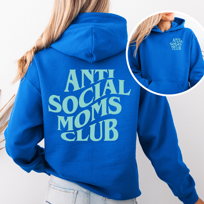 Anti Social Moms Club Hoodie (Selected Color Combos)