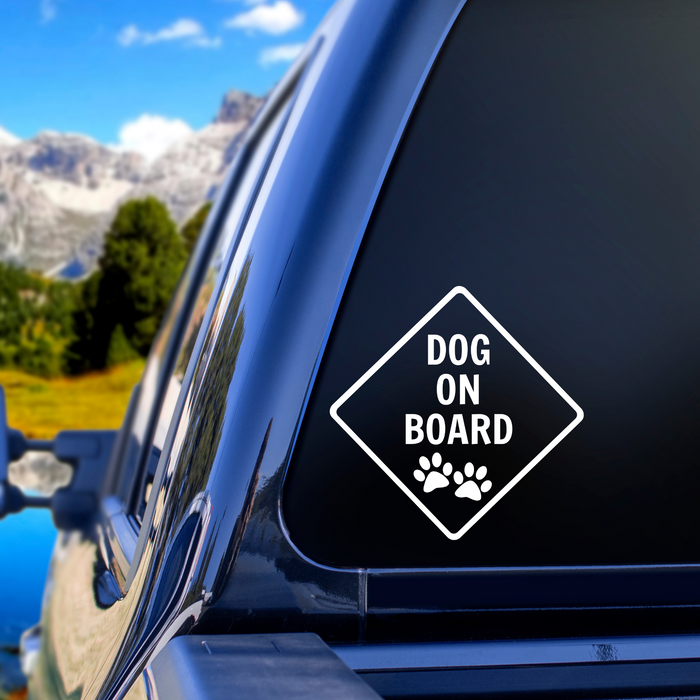 Dog On Board Decal