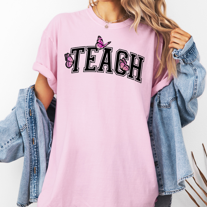 Butterfly Teach Tshirt