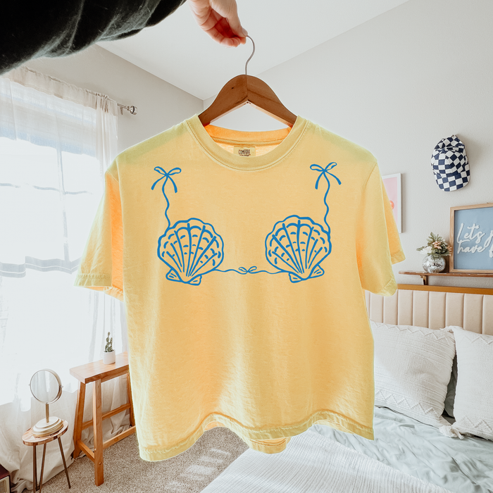 Beach Shell Bikini Tee - Butter