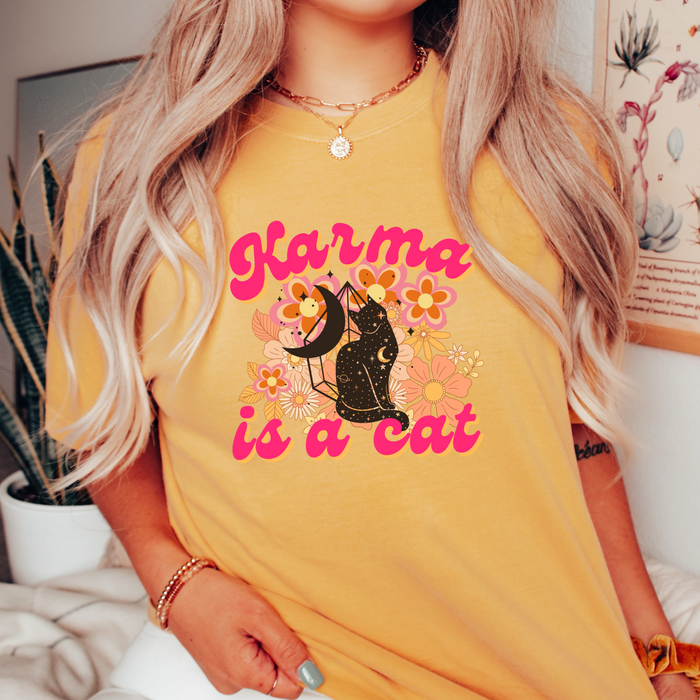 Karma Is A Cat Tee