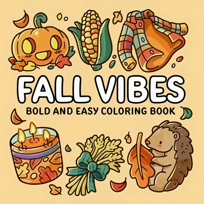 Fall Vibes Coloring Book