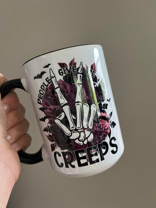 People Give Me The Creeps 15oz Mug