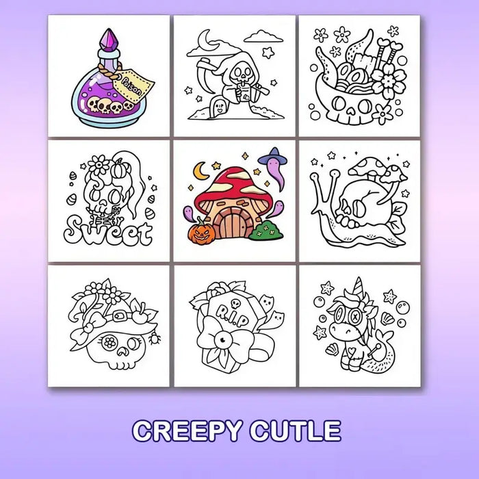Creepy Cutie Coloring Book