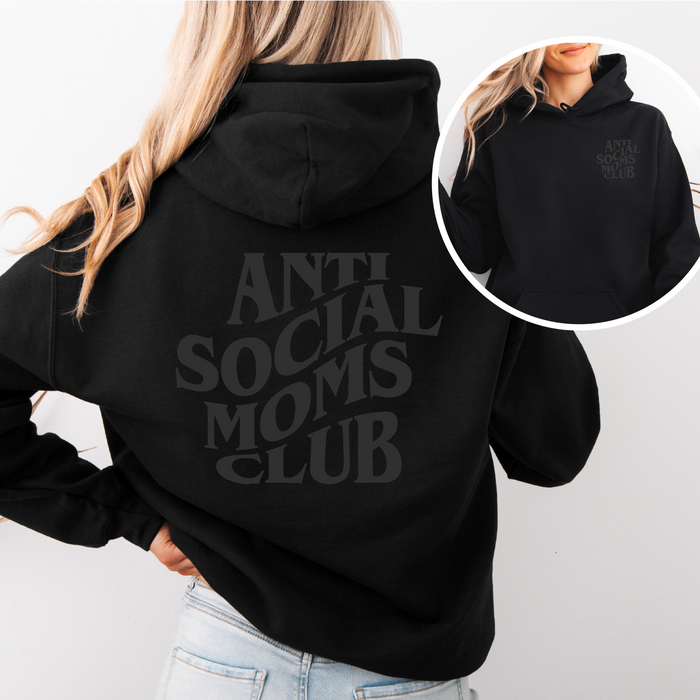 Anti Social Moms Club Hoodie (Selected Color Combos)