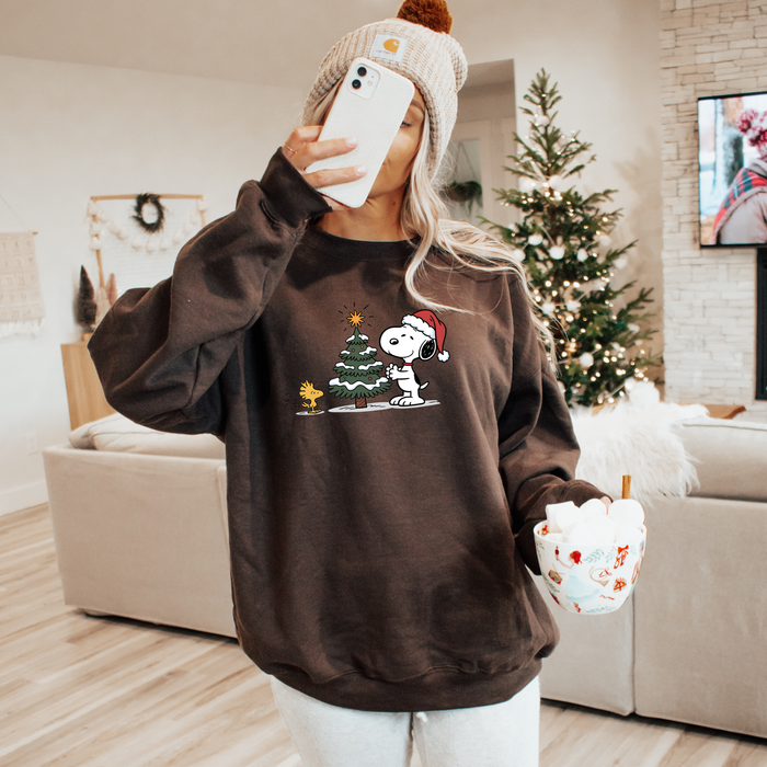 Christmas Snoopy Crewneck