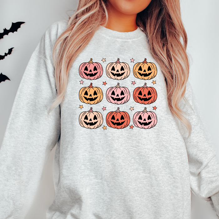 Pumpkins Crewneck - Ash Grey