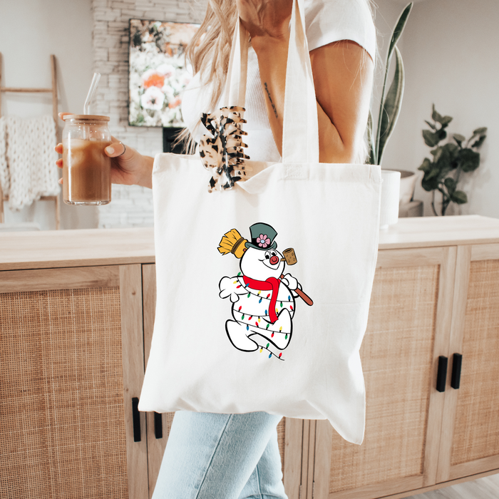 Christmas Characters ♡ White Canvas Tote