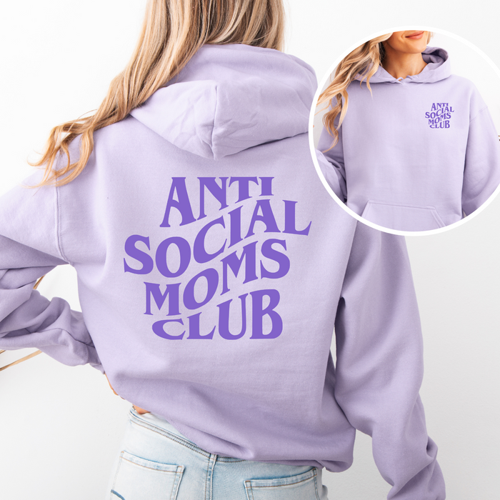 Anti Social Moms Club Hoodie (Selected Color Combos)