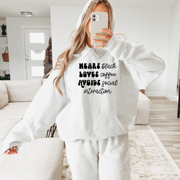 Loves Coffee Hoodie