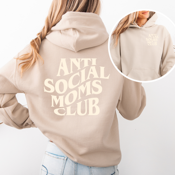 Anti Social Moms Club Hoodie (Selected Color Combos)