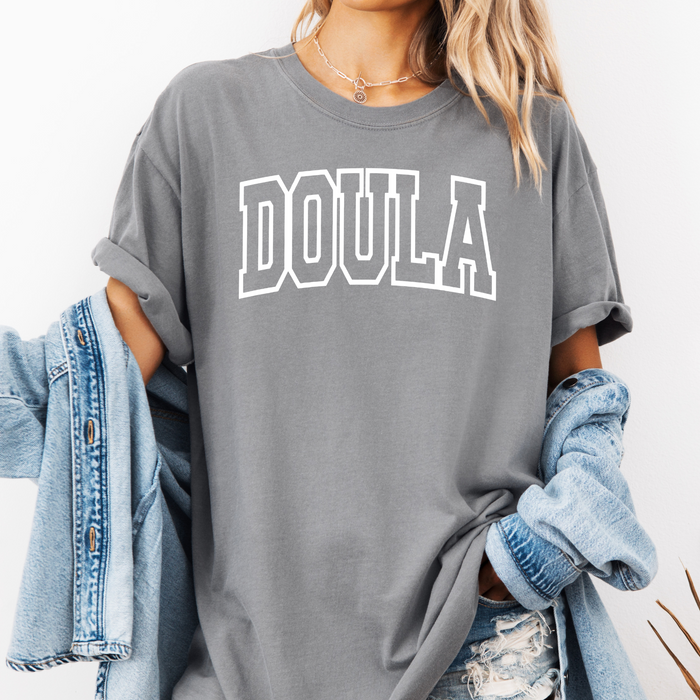 Varsity Doula Tshirt