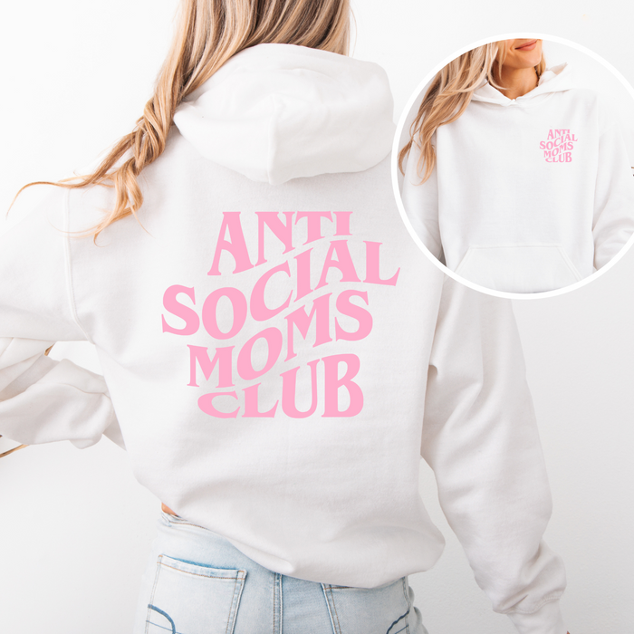 Anti Social Moms Club Hoodie (Selected Color Combos)