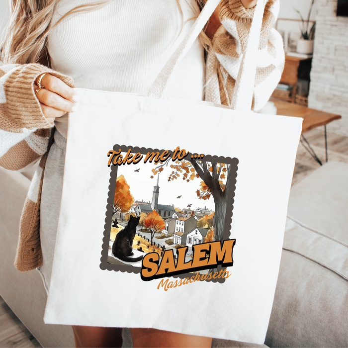 Salem, MA ♡ Canvas Tote