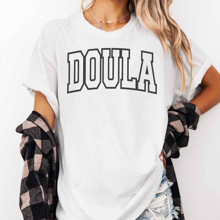 Varsity Doula Tshirt