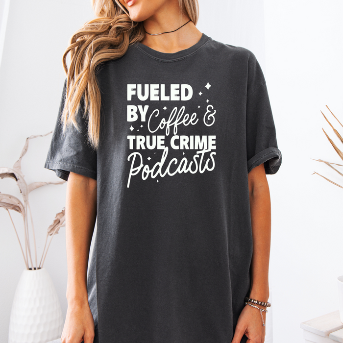 Coffee & True Crime Podcasts Tshirt