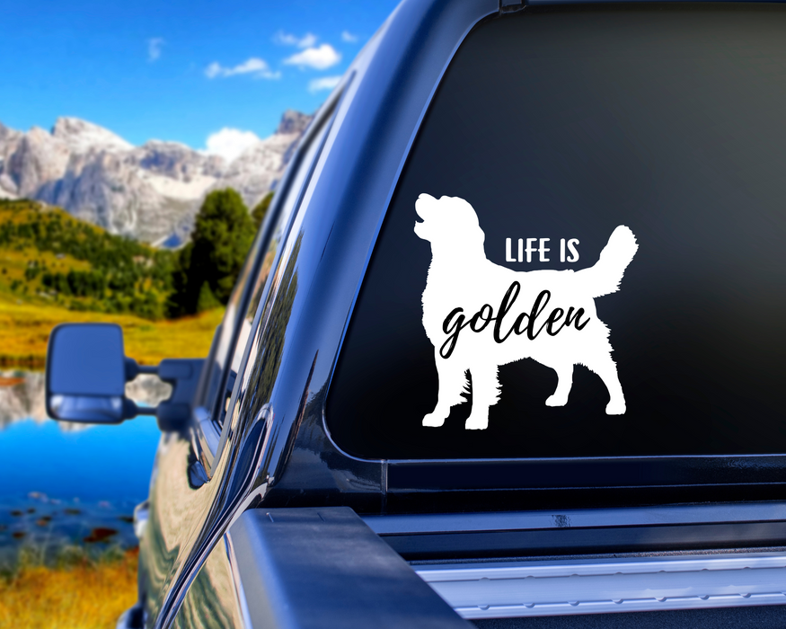 Life Is Golden Decal