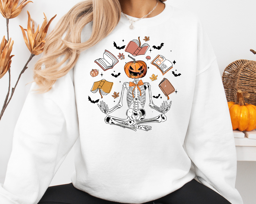 Skeleton Books Crewneck