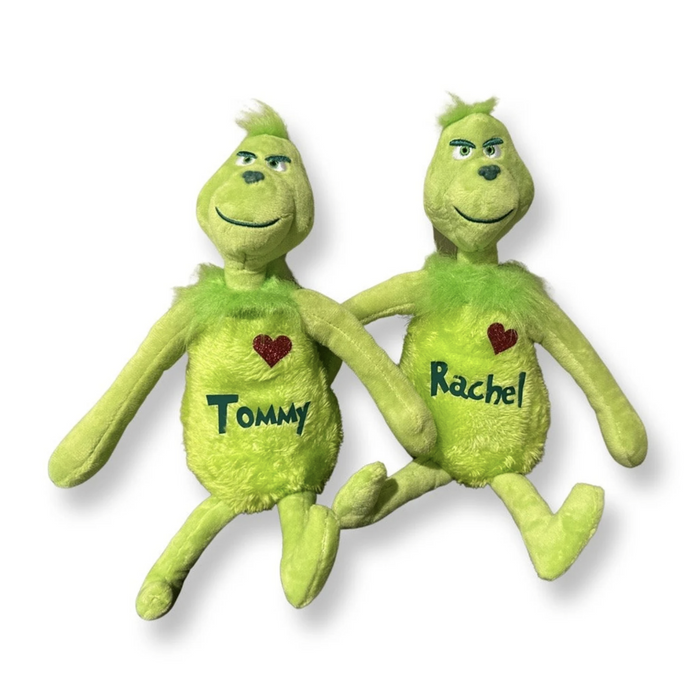 Grinchy Plush Personalized - PRE ORDER