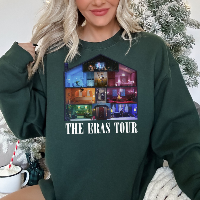 Lover House WHITE text Crewneck
