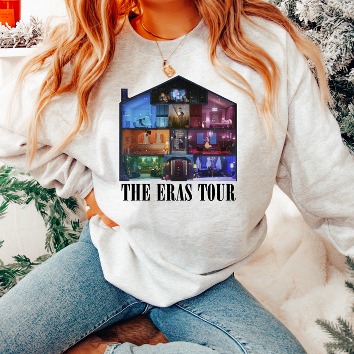 Lover House BLACK text Crewneck