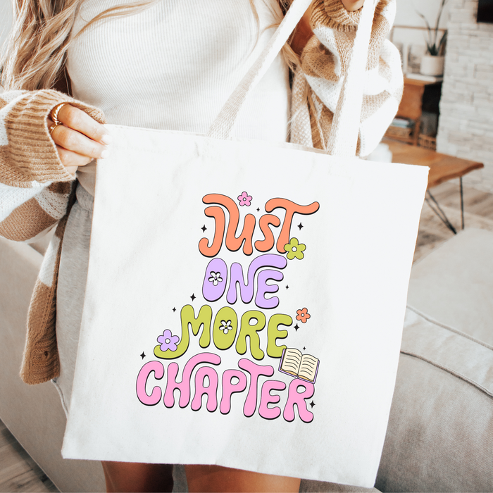 Just One More Chapter ♡ Canvas Tote