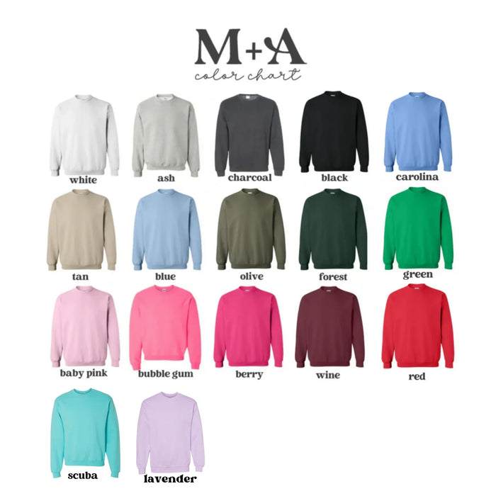Christmas Trees Albums Crewneck - *Exclusive Design*