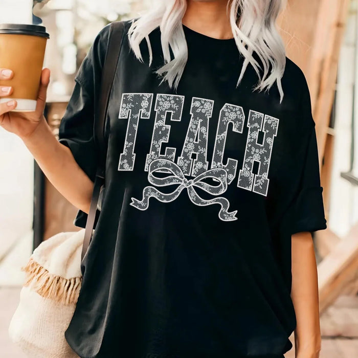 Lace Teach Tshirt