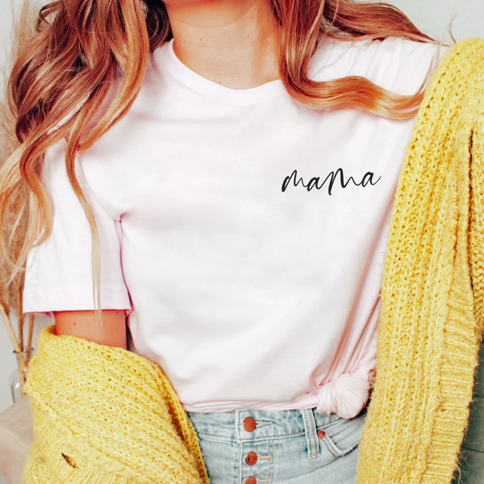 Mama Script Pocket Tee