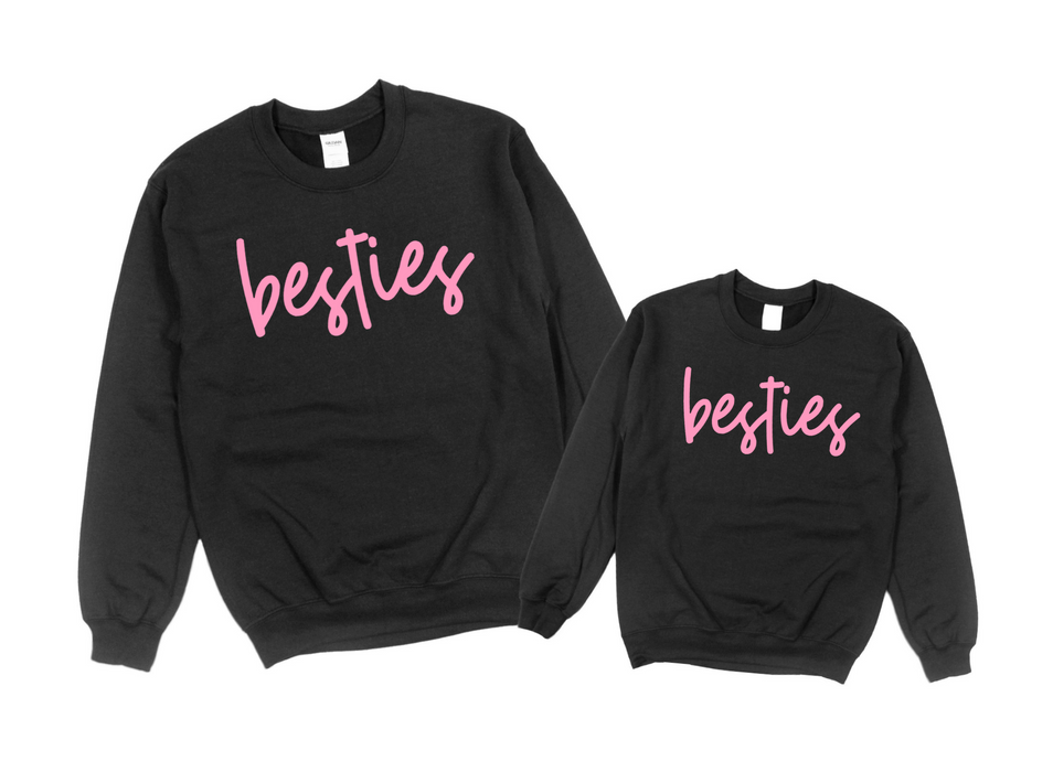 Mom & Me Crewneck - Besties ♥