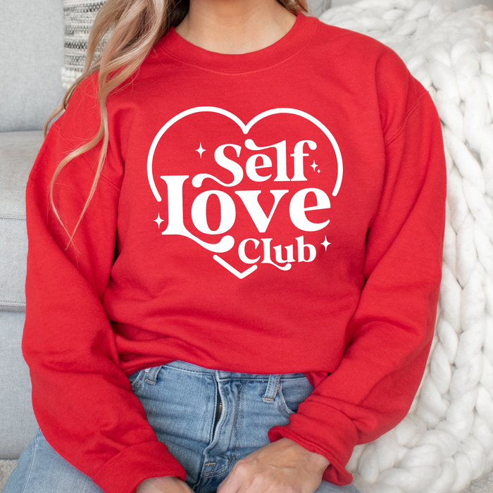 Self Love Club Heart Crewneck