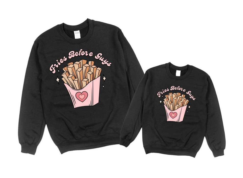 Mom & Me Crewneck - Fries Before Guys ♥