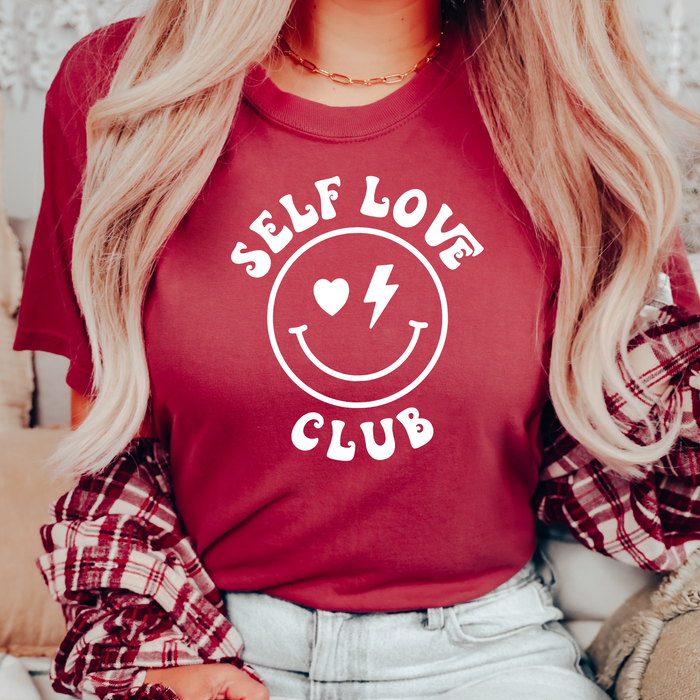 Self Love Club Smiley Tee