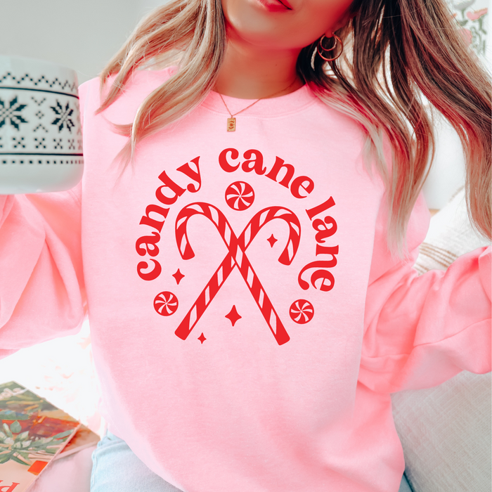 Candy Cane Lane Crewneck