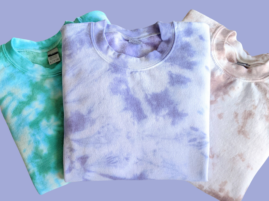 Plain Tie Dye Crewneck