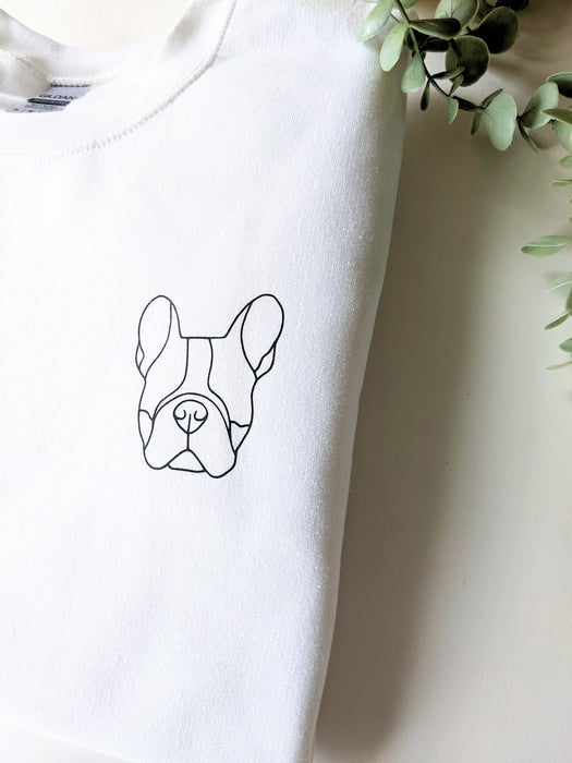 Pet Portrait Outline Crewneck