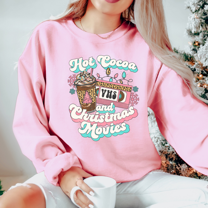 Hot Cocoa & Christmas Movies Crewneck