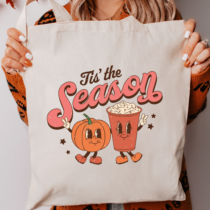 Halloween Canvas Tote Bag - Tis The Season
