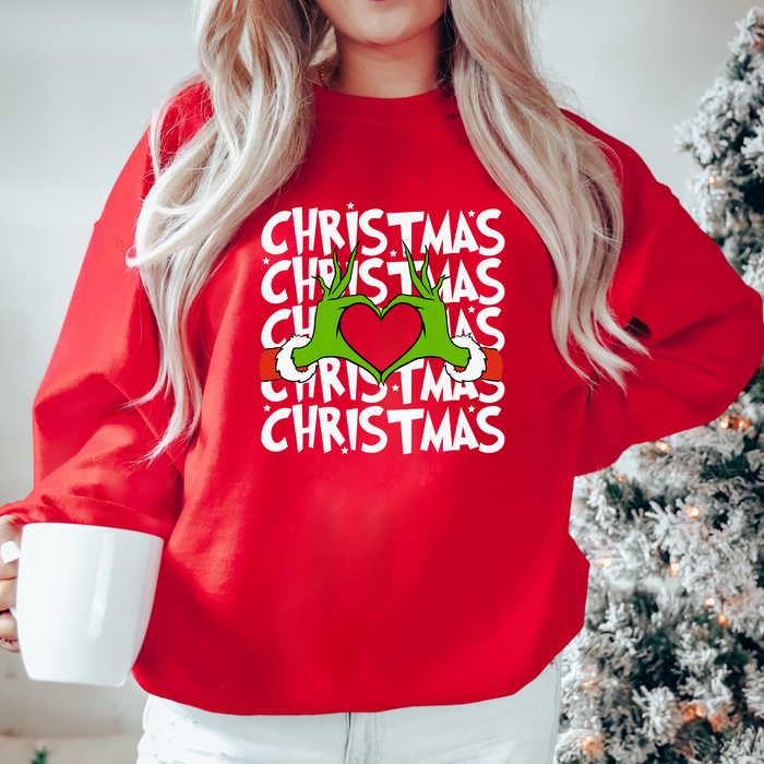 Grinch Christmas Crewneck