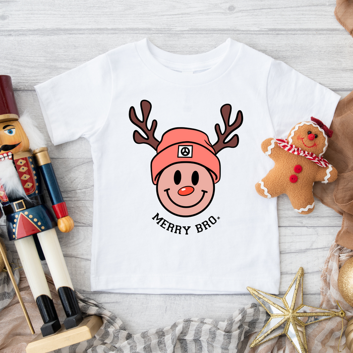 Youth Merry Bro Reindeer Shirt