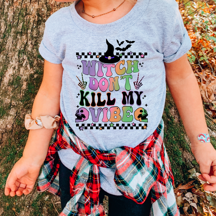 Kids Witch Don't Kill My Vibe Shirt