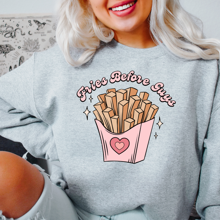 Fries Before Guys Crewneck