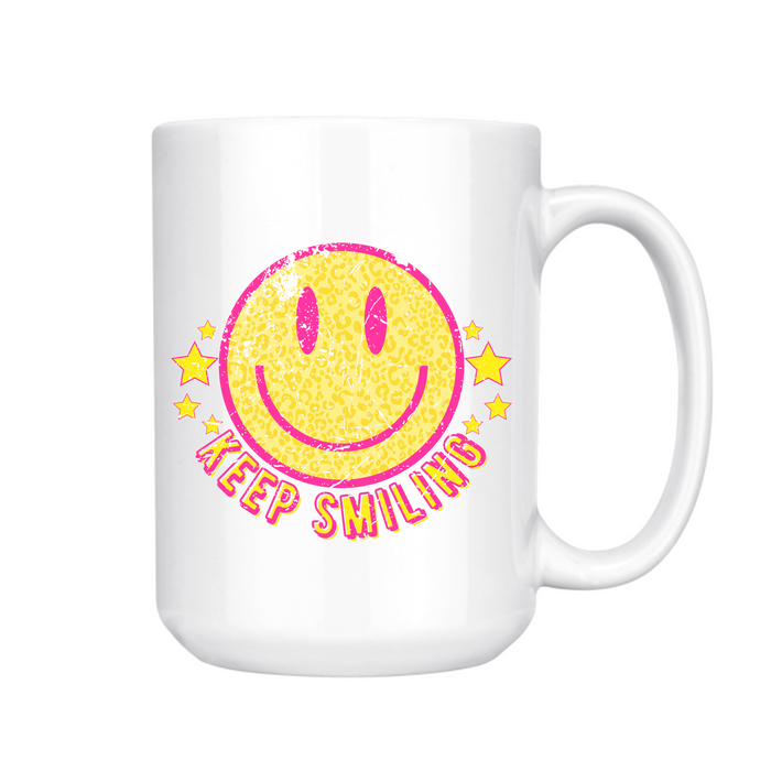 Keep Smiling Mug 15oz