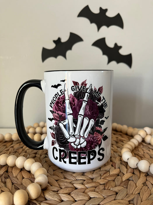 People Give Me The Creeps - 15oz Mug