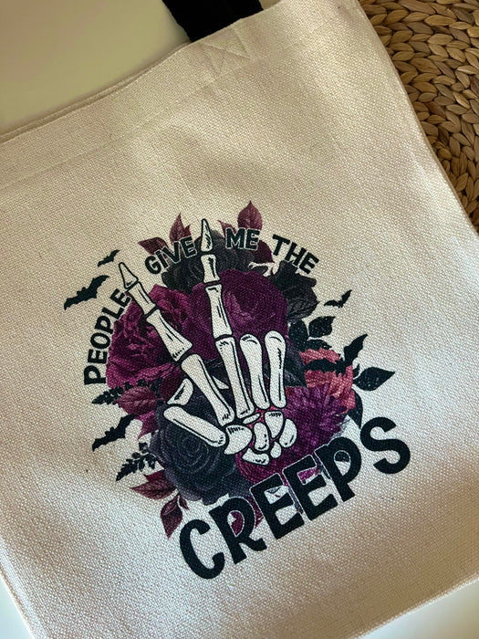 People Give Me The Creeps - Canvas Tote